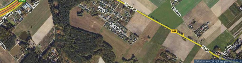 Zdjęcie satelitarne Spokojna ul.